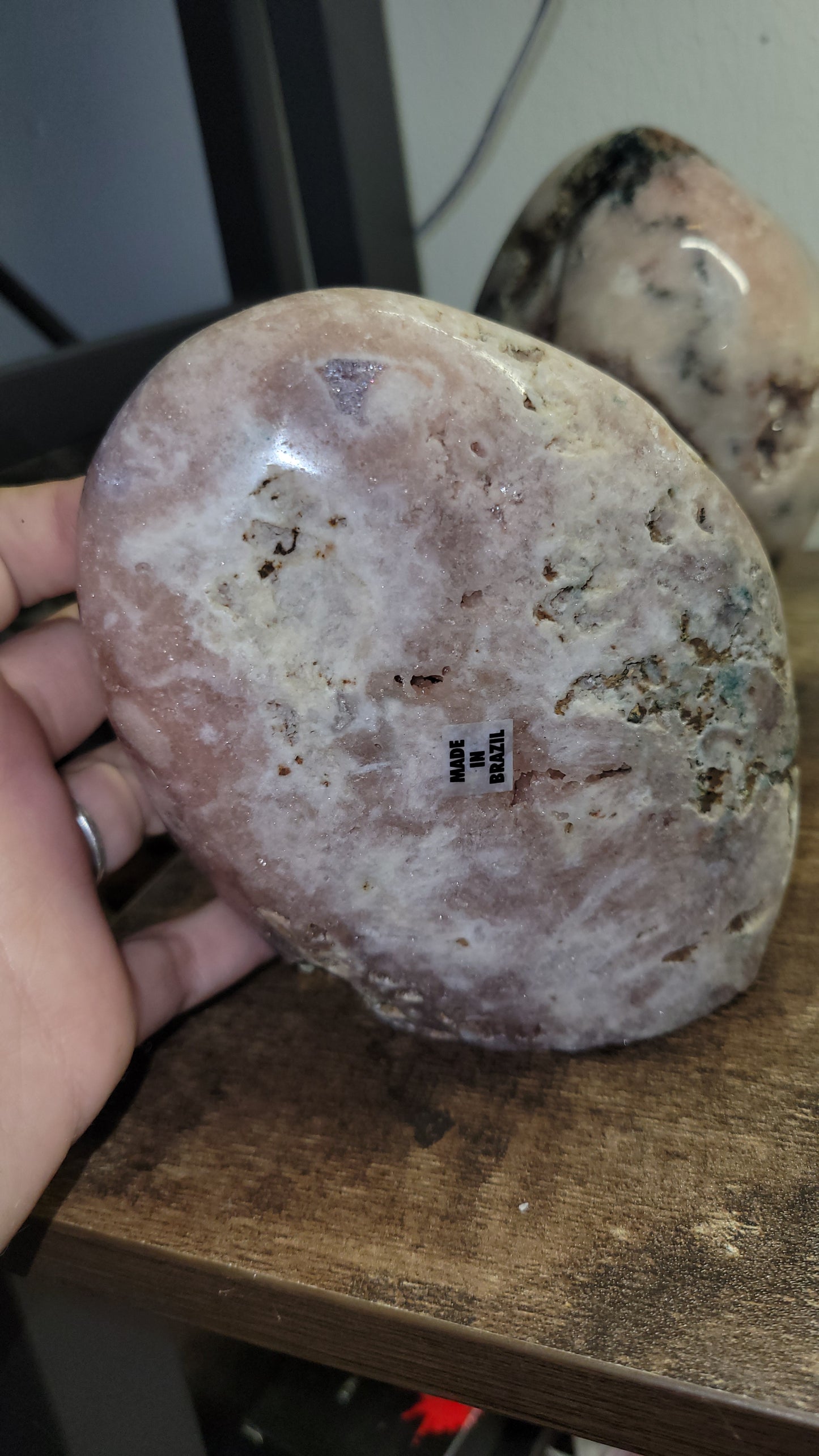 Pink amethyst freeform
