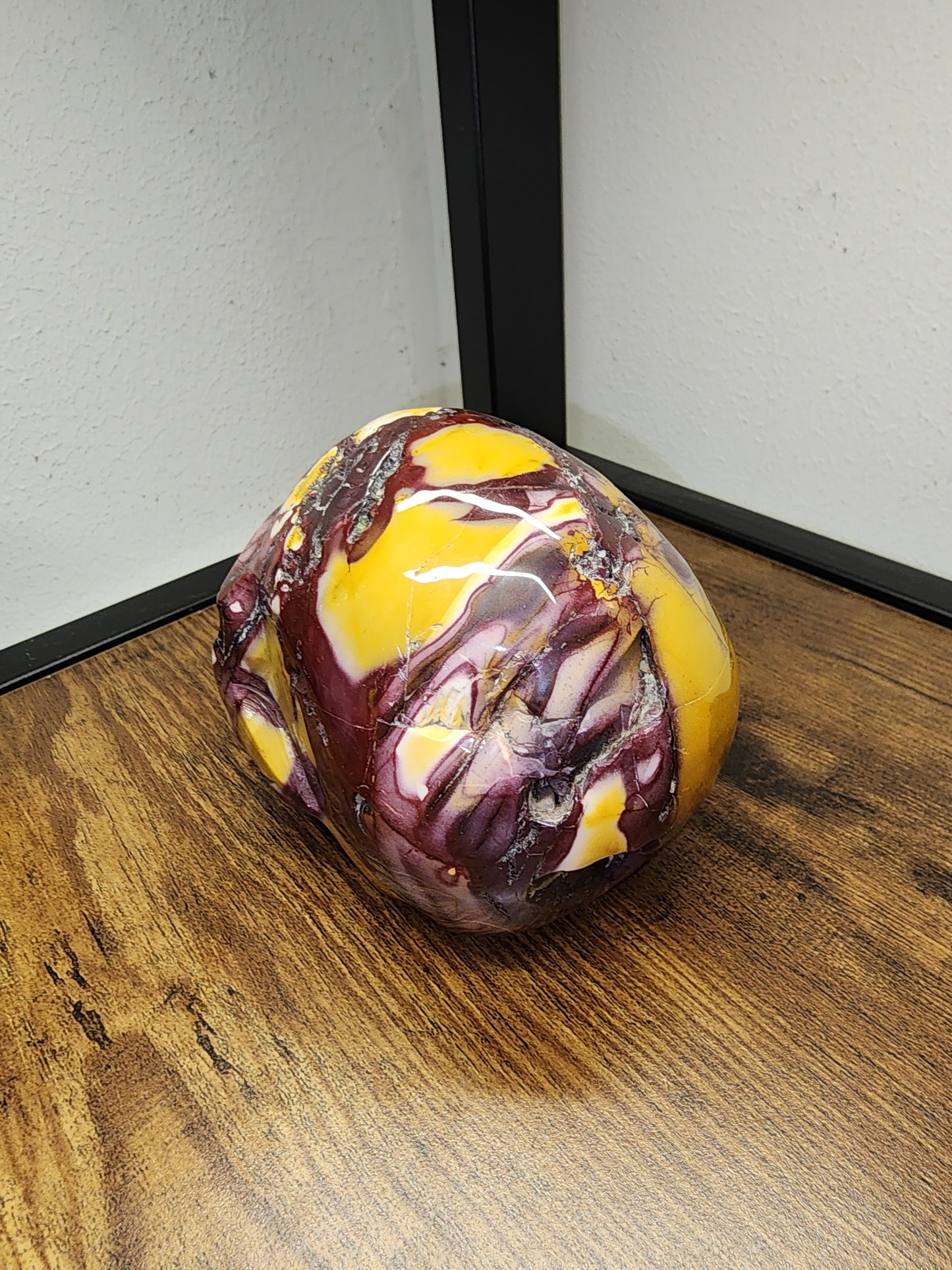 Mookaite Jasper crystal skull