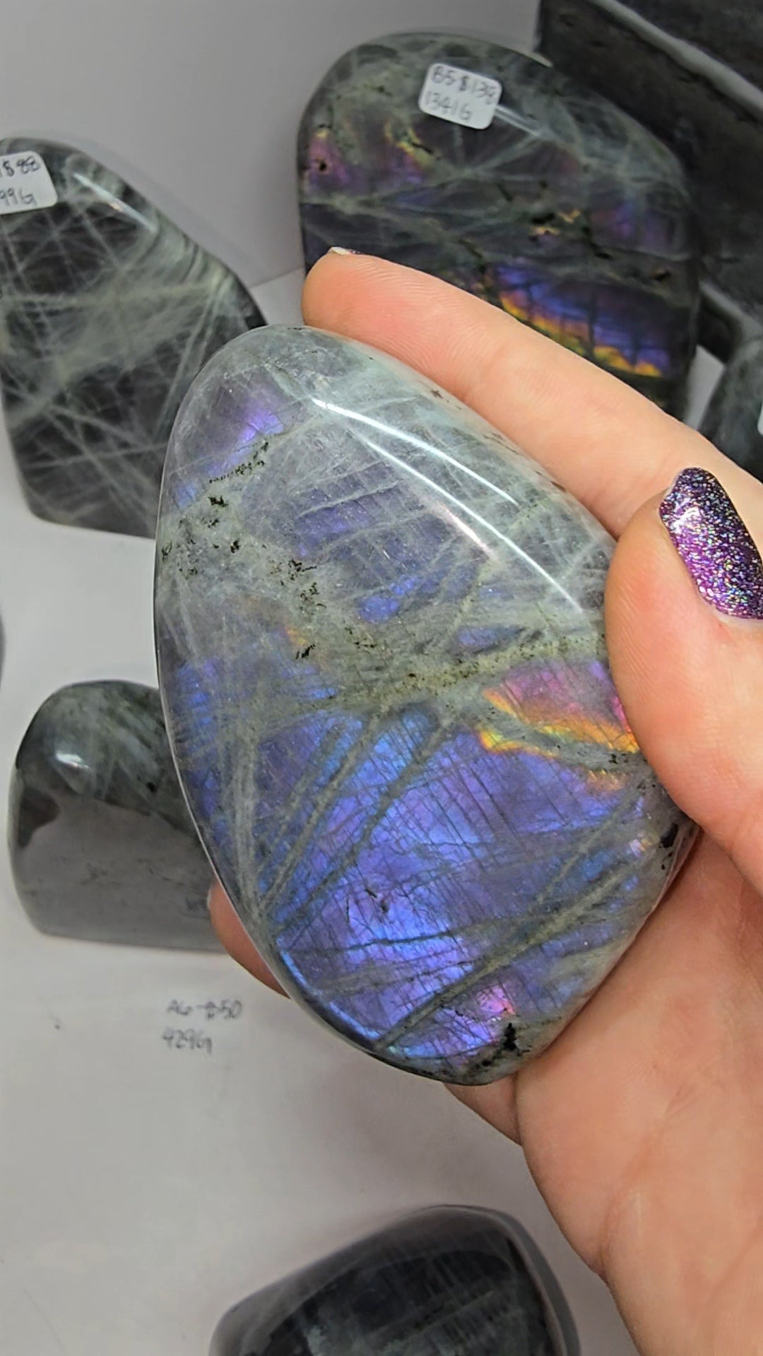 purple labradorite from Madagascar