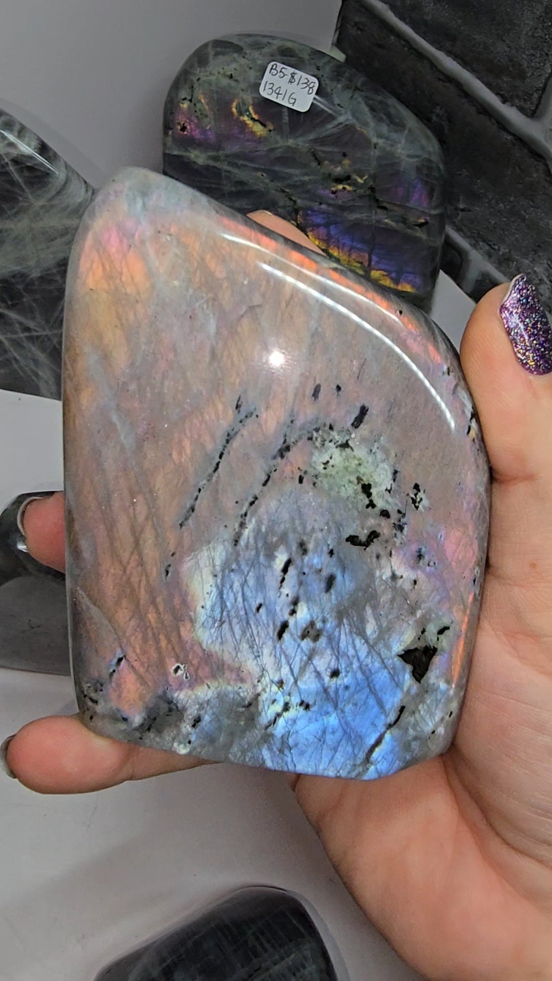 purple labradorite from Madagascar
