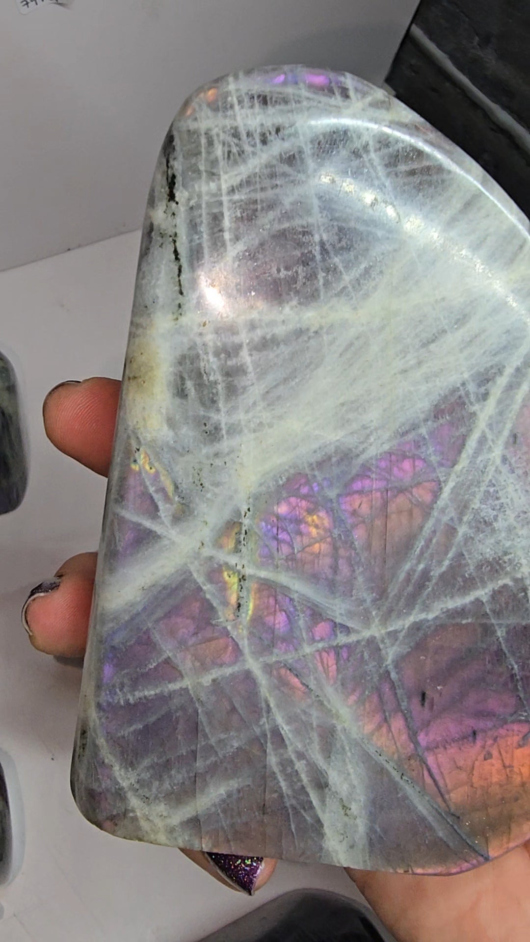purple labradorite from Madagascar