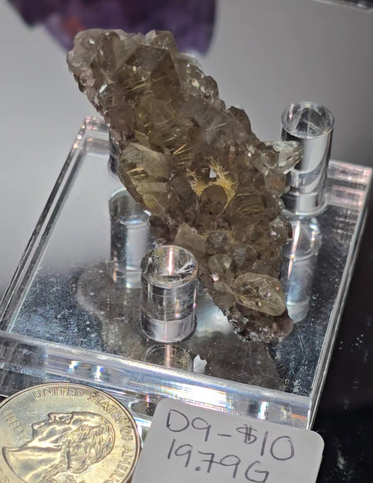 Rutilated quartz from brazil