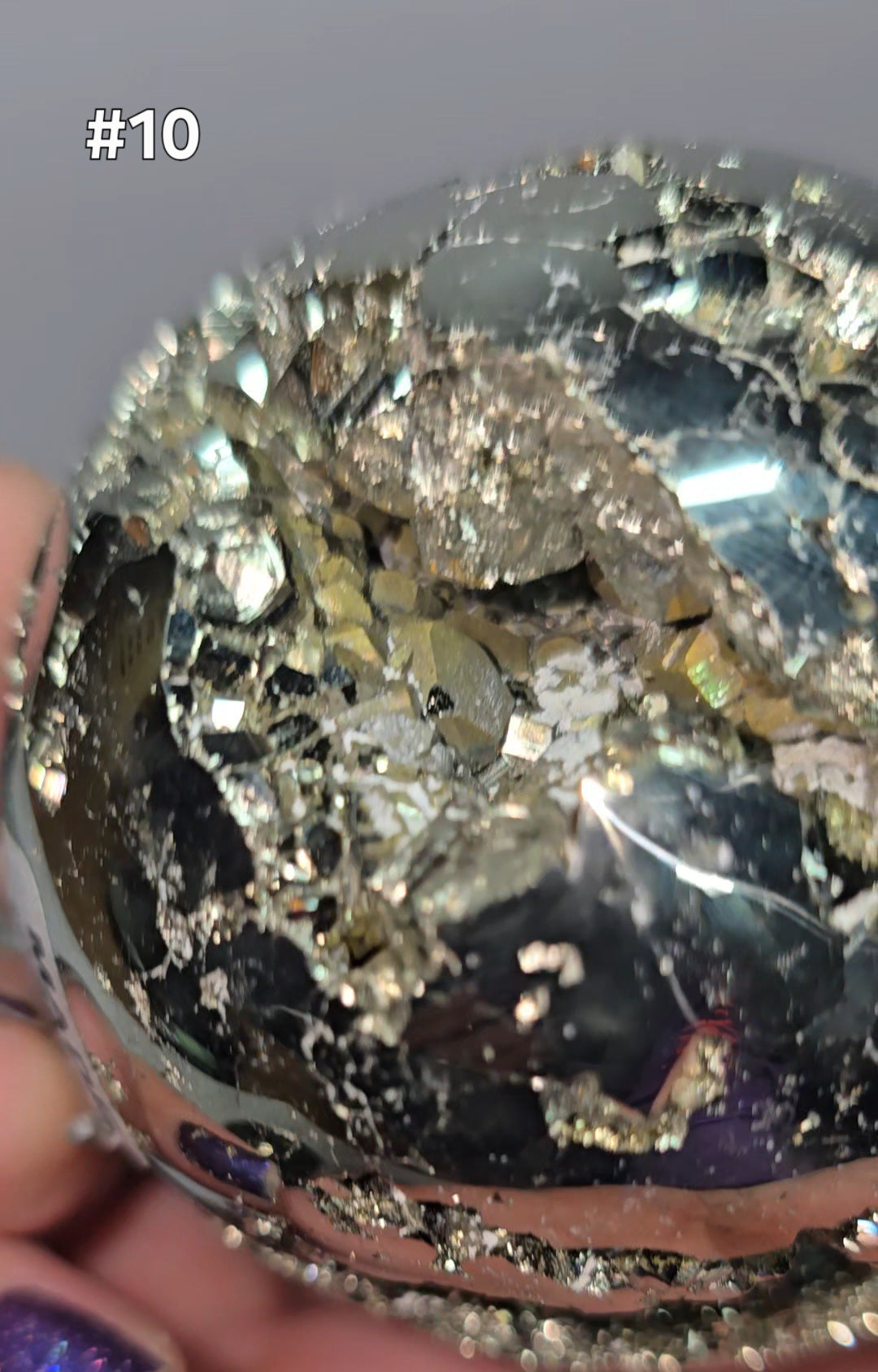 Pyrite spheres