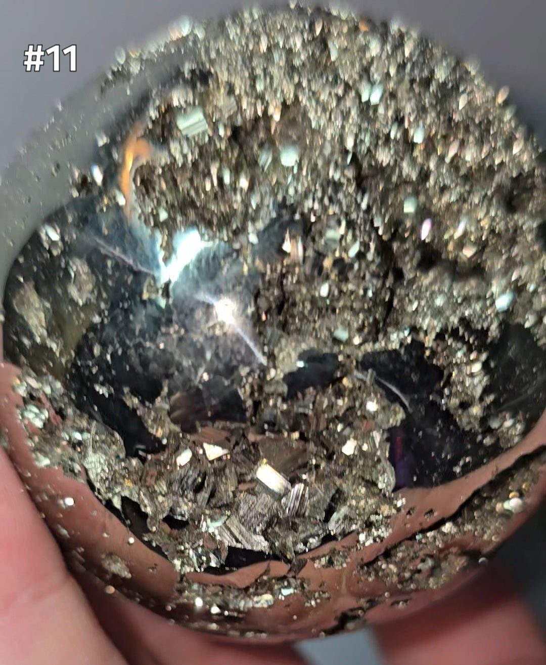 Pyrite spheres