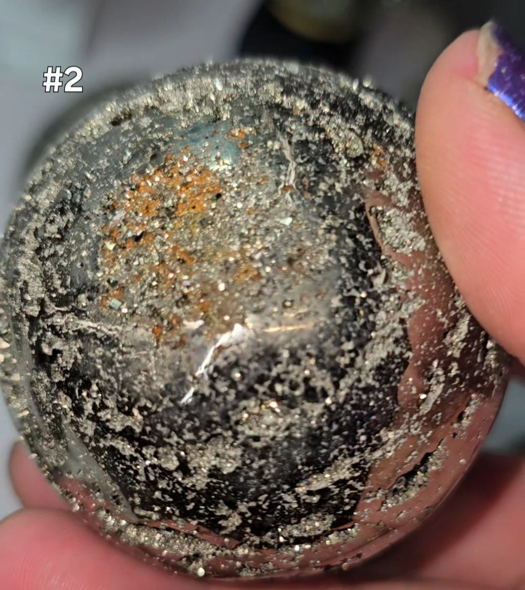 Pyrite spheres