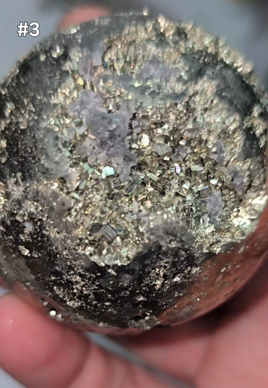 Pyrite spheres