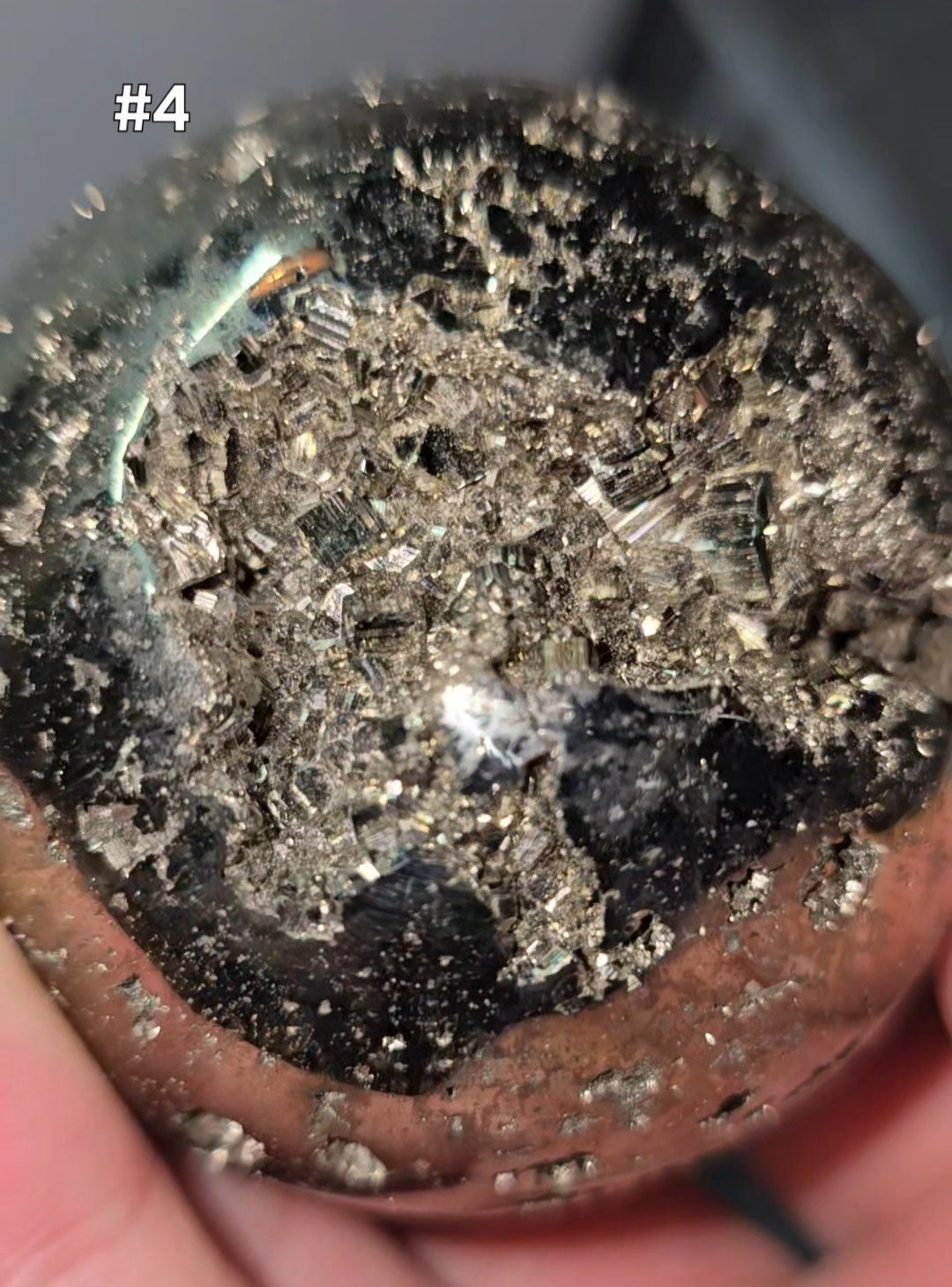 Pyrite spheres