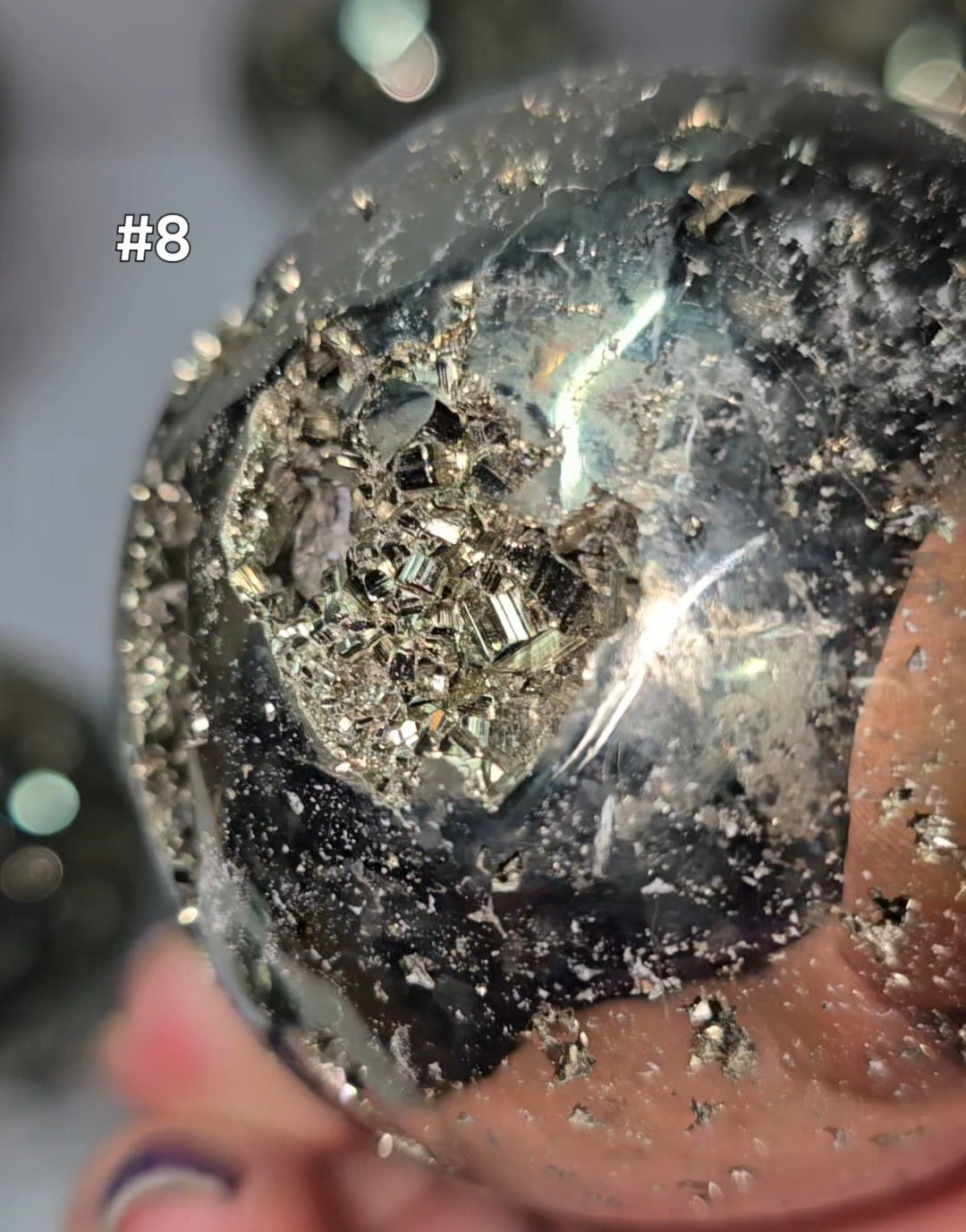 Pyrite spheres