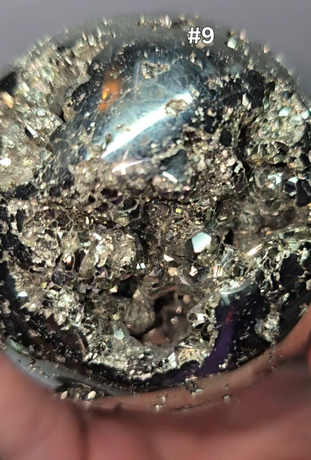 Pyrite spheres