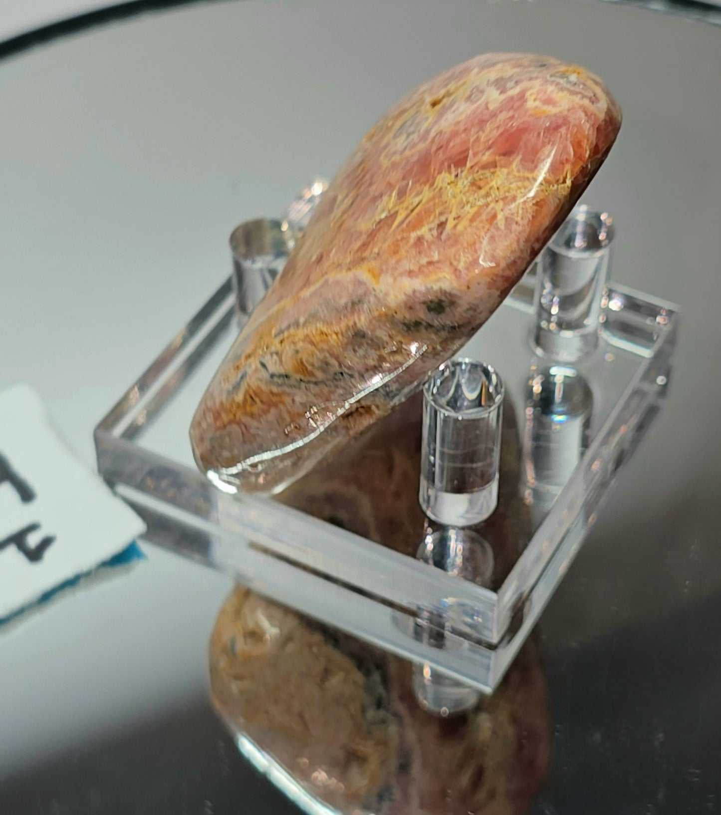 fully polished rhodochrosite