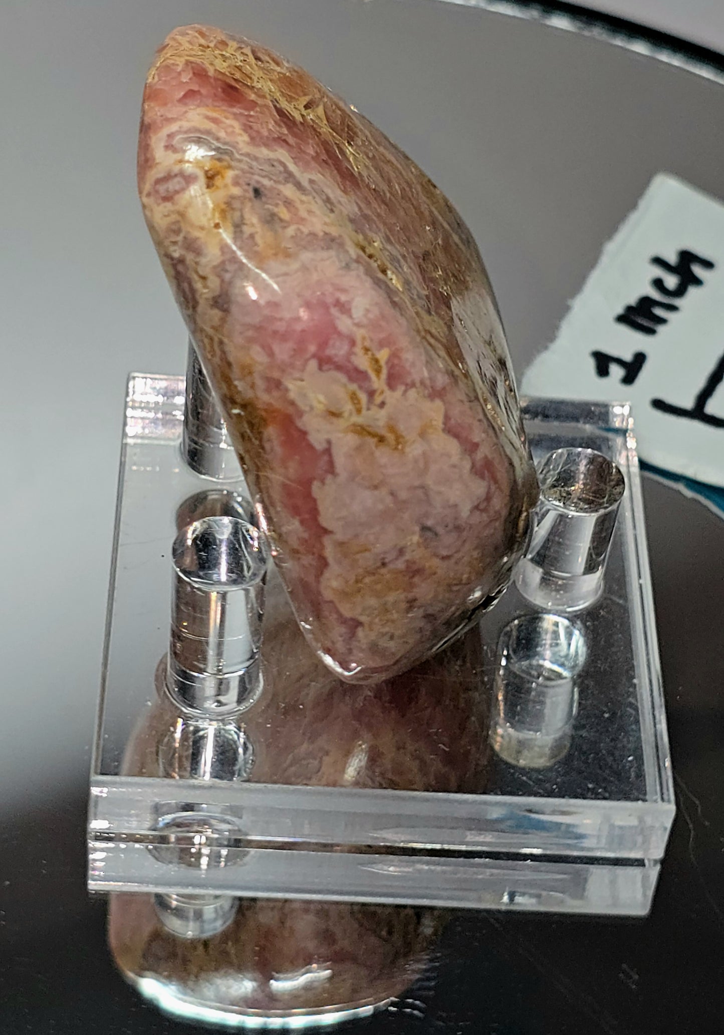 fully polished rhodochrosite