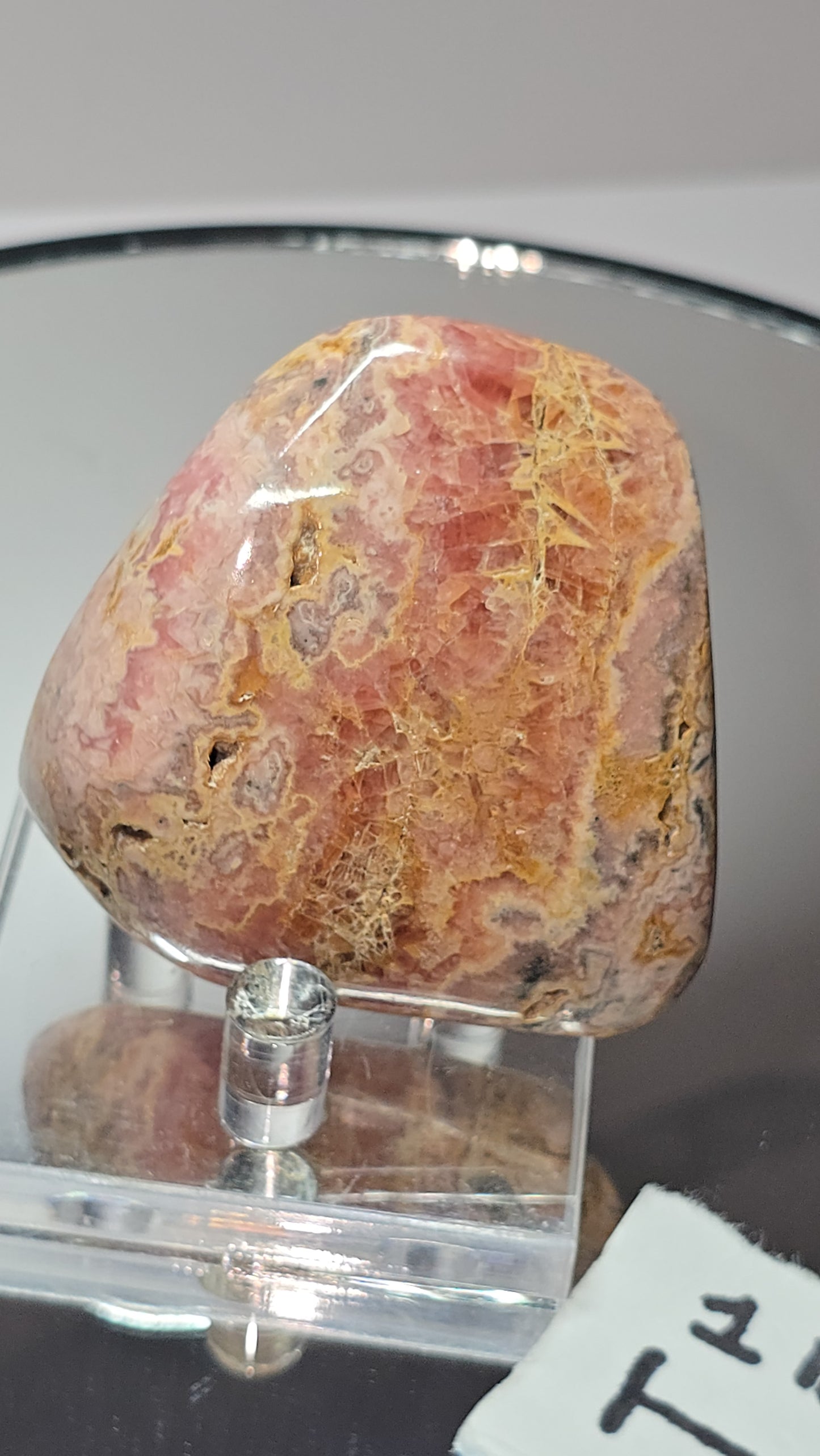 fully polished rhodochrosite