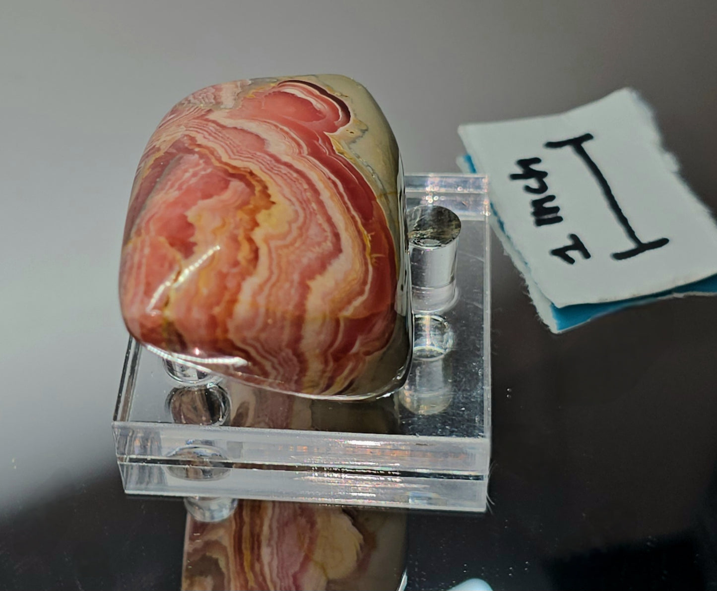 fully polished rhodochrosite