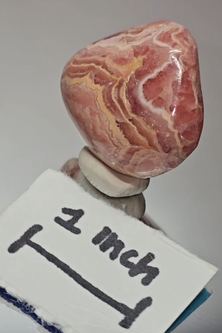 fully polished rhodochrosite