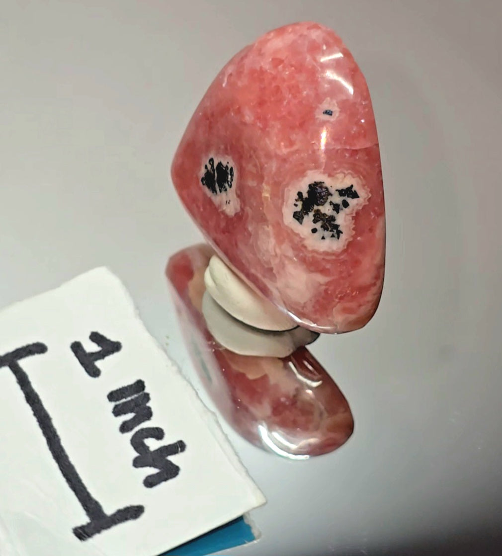 fully polished rhodochrosite