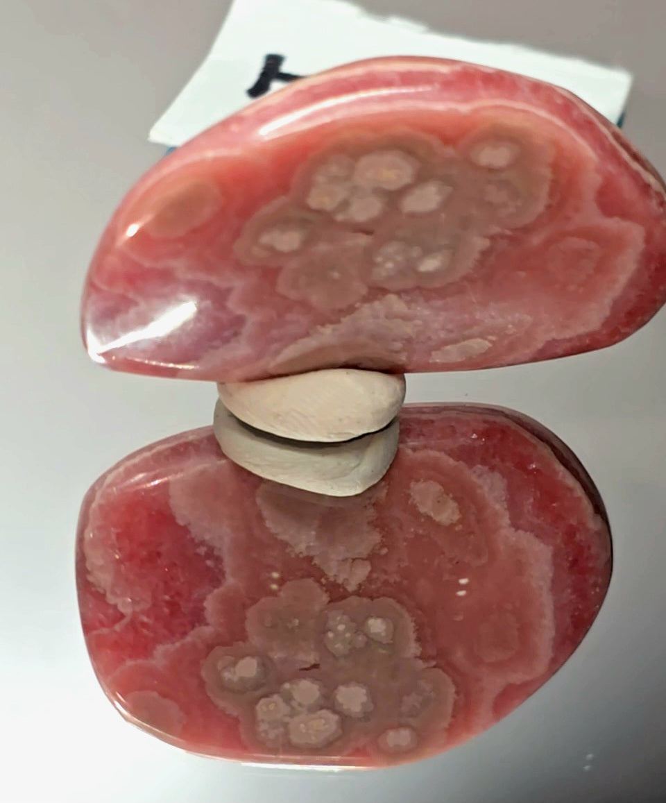 fully polished rhodochrosite