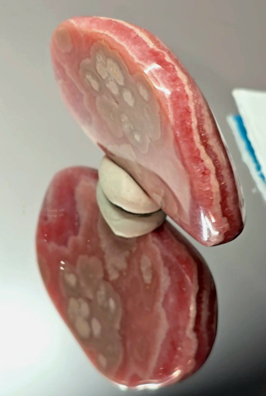 fully polished rhodochrosite