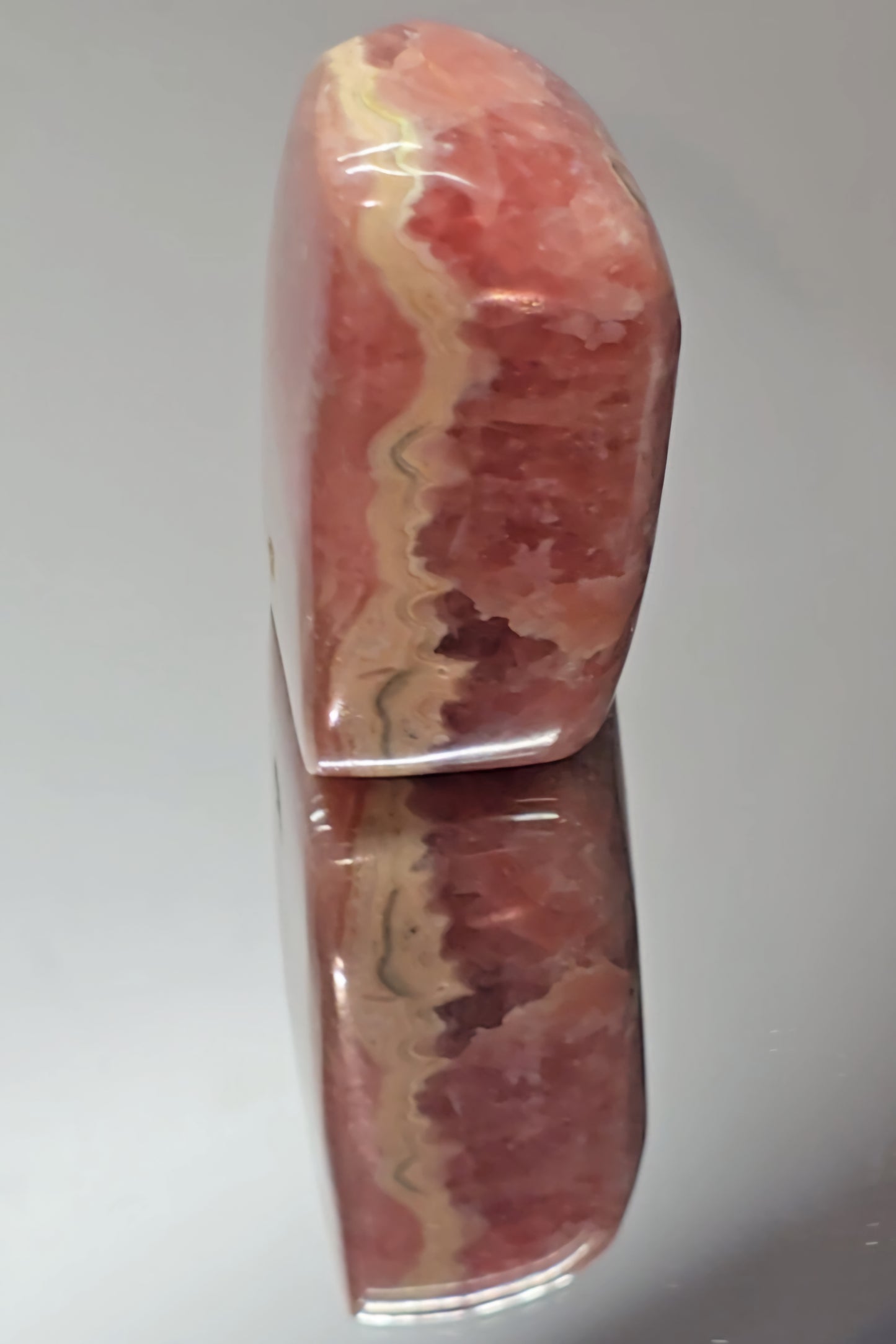 fully polished rhodochrosite