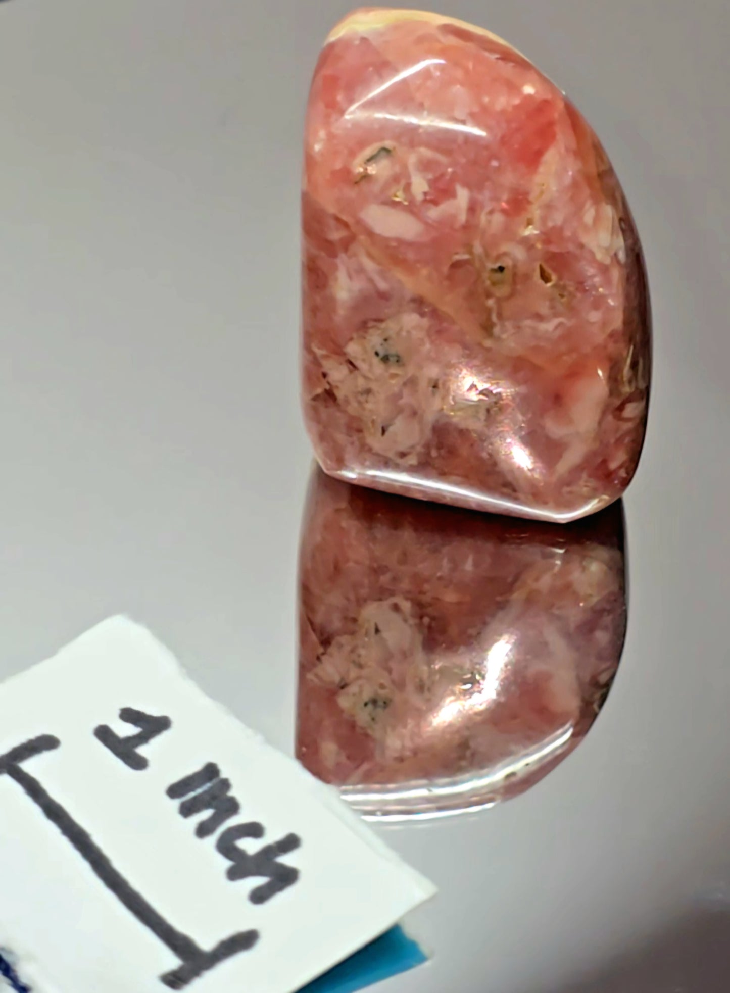 fully polished rhodochrosite