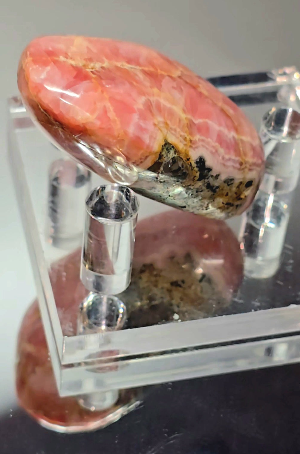 fully polished rhodochrosite