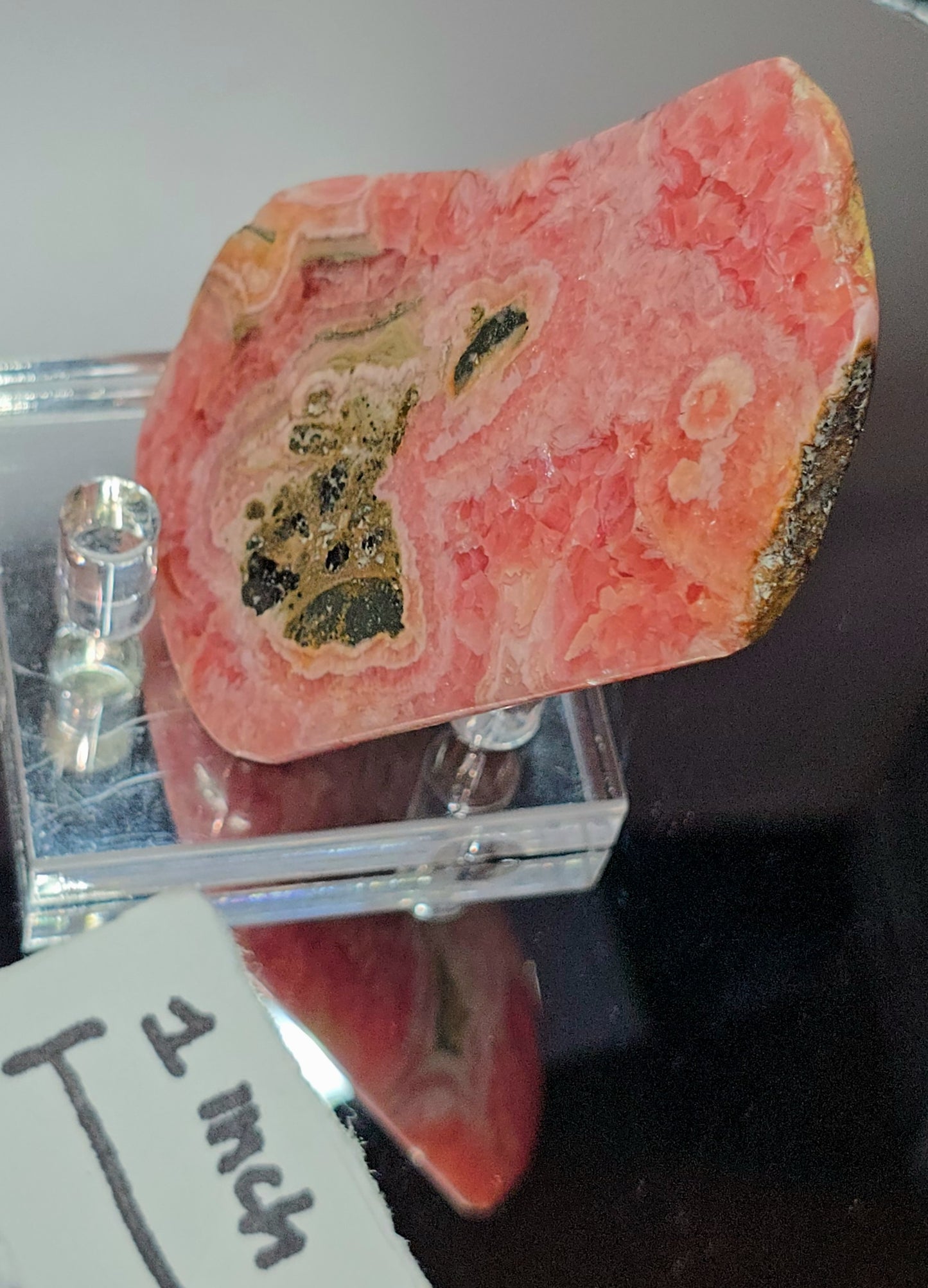 fully polished rhodochrosite