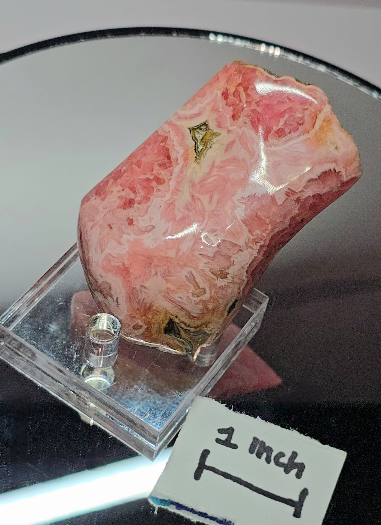 fully polished rhodochrosite
