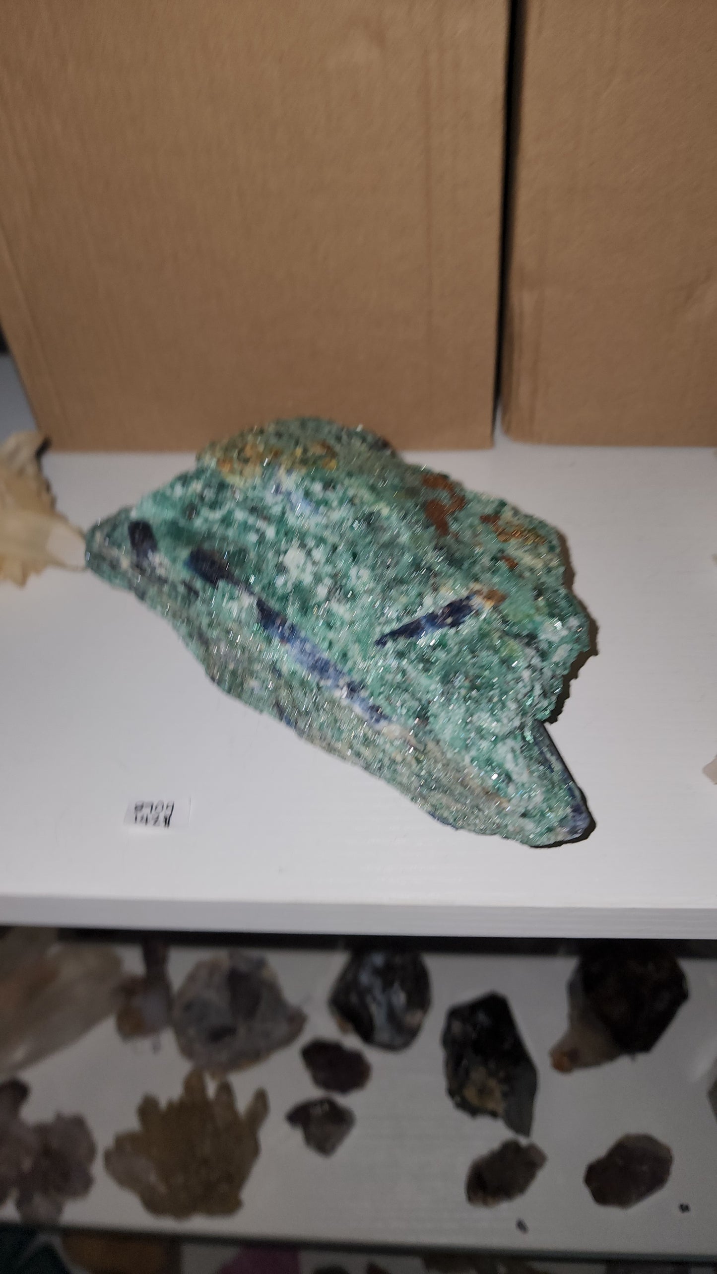 Blue kynite in fushite specimen #3