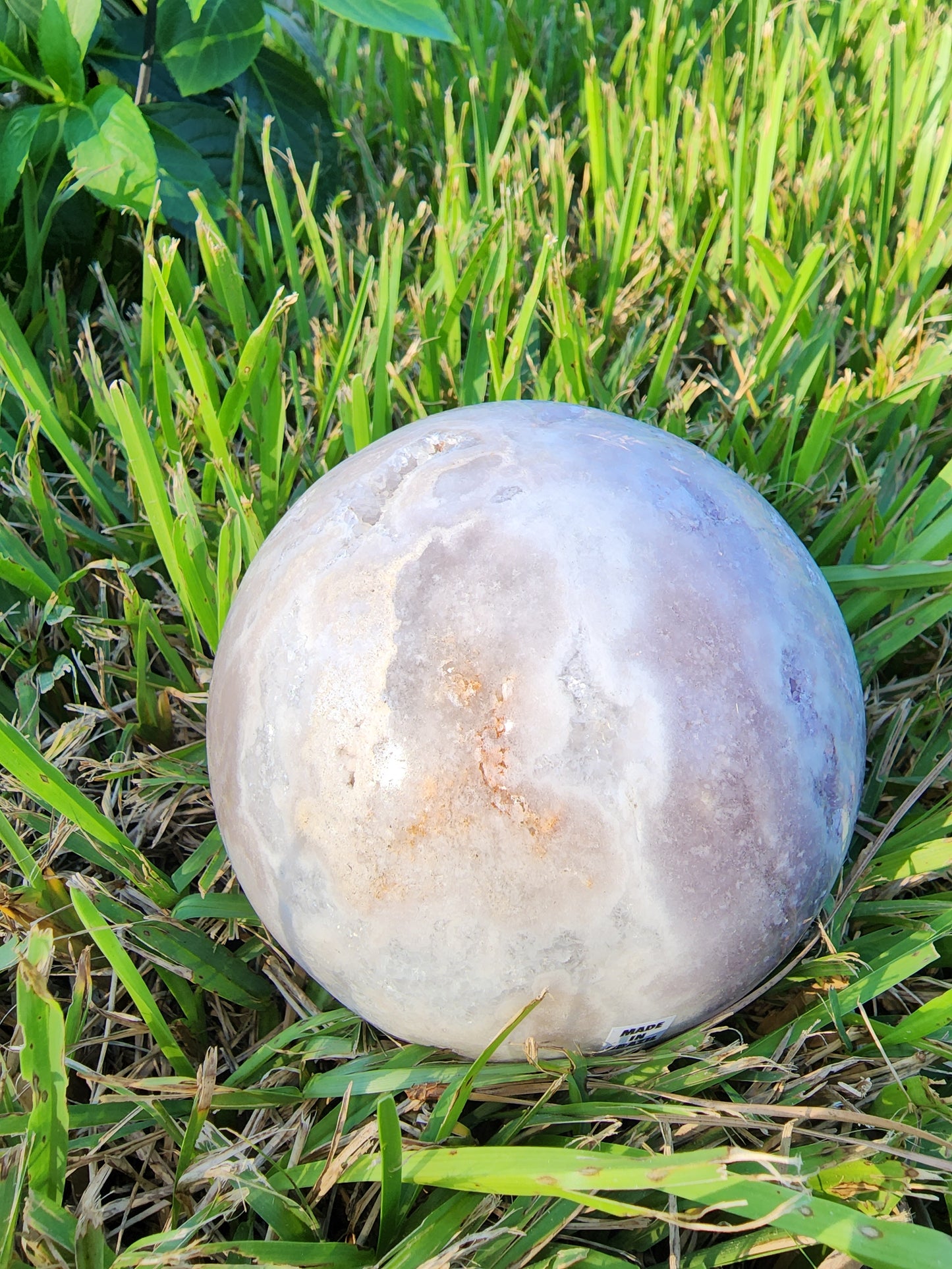 Pink amethyst sphere xl