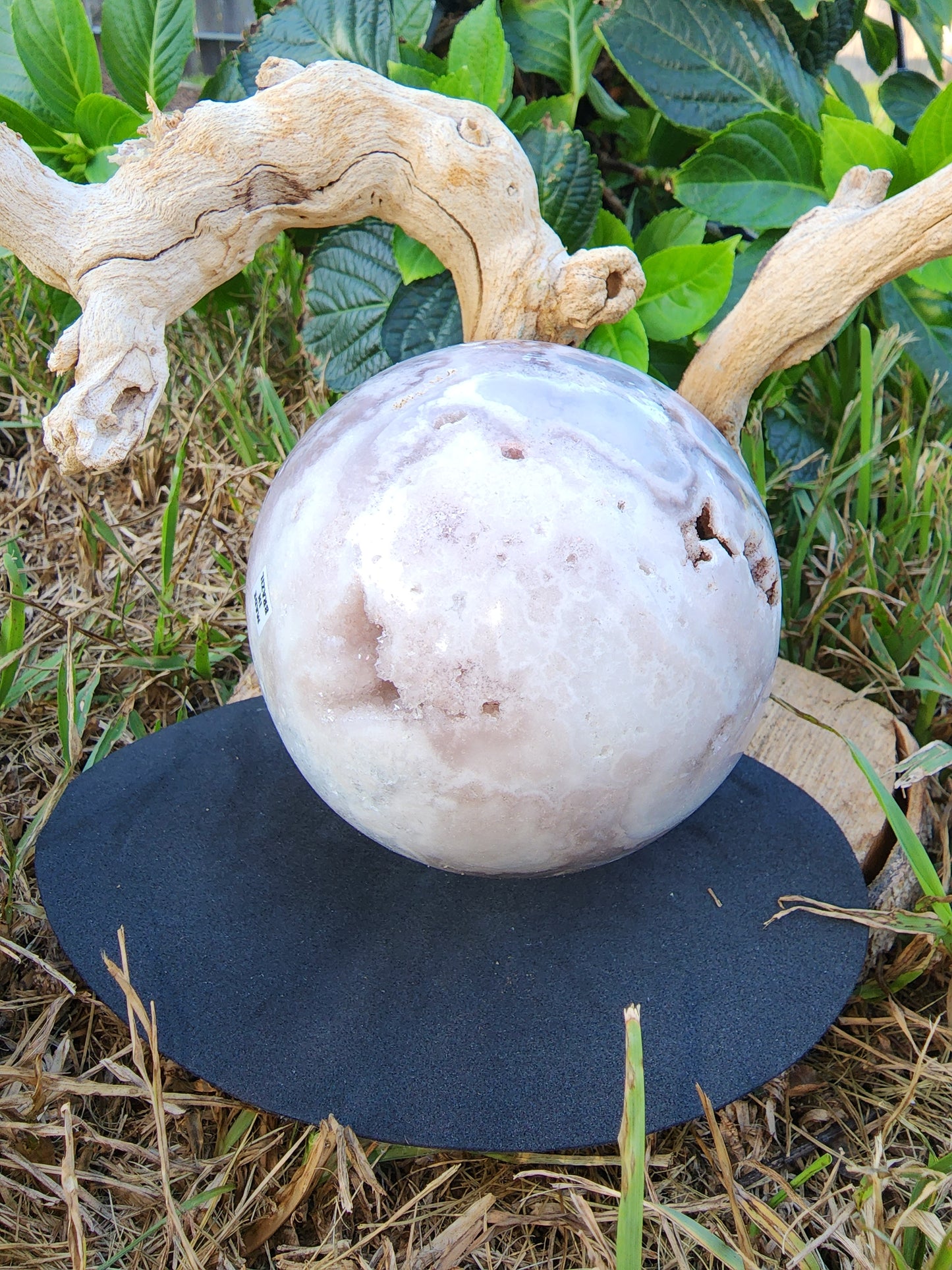 Pink amethyst sphere xl