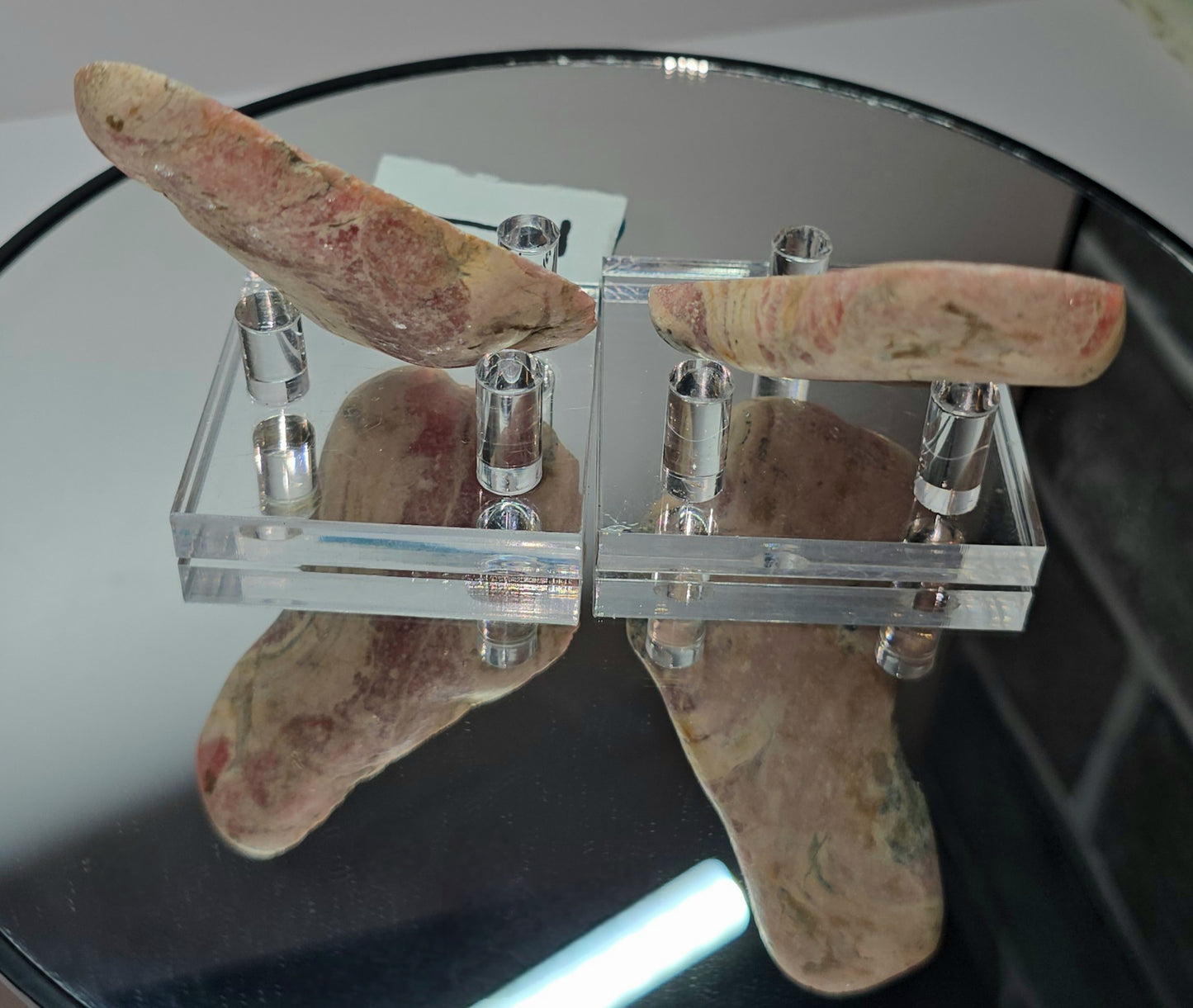 rhodochrosite pair from Argentina