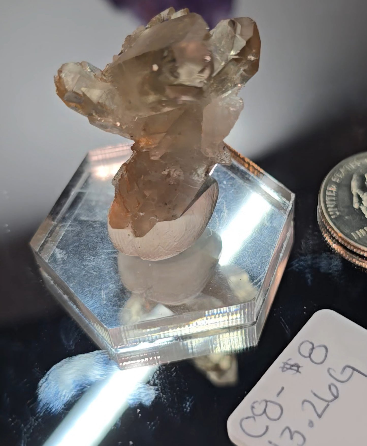 Rutilated quartz from brazil