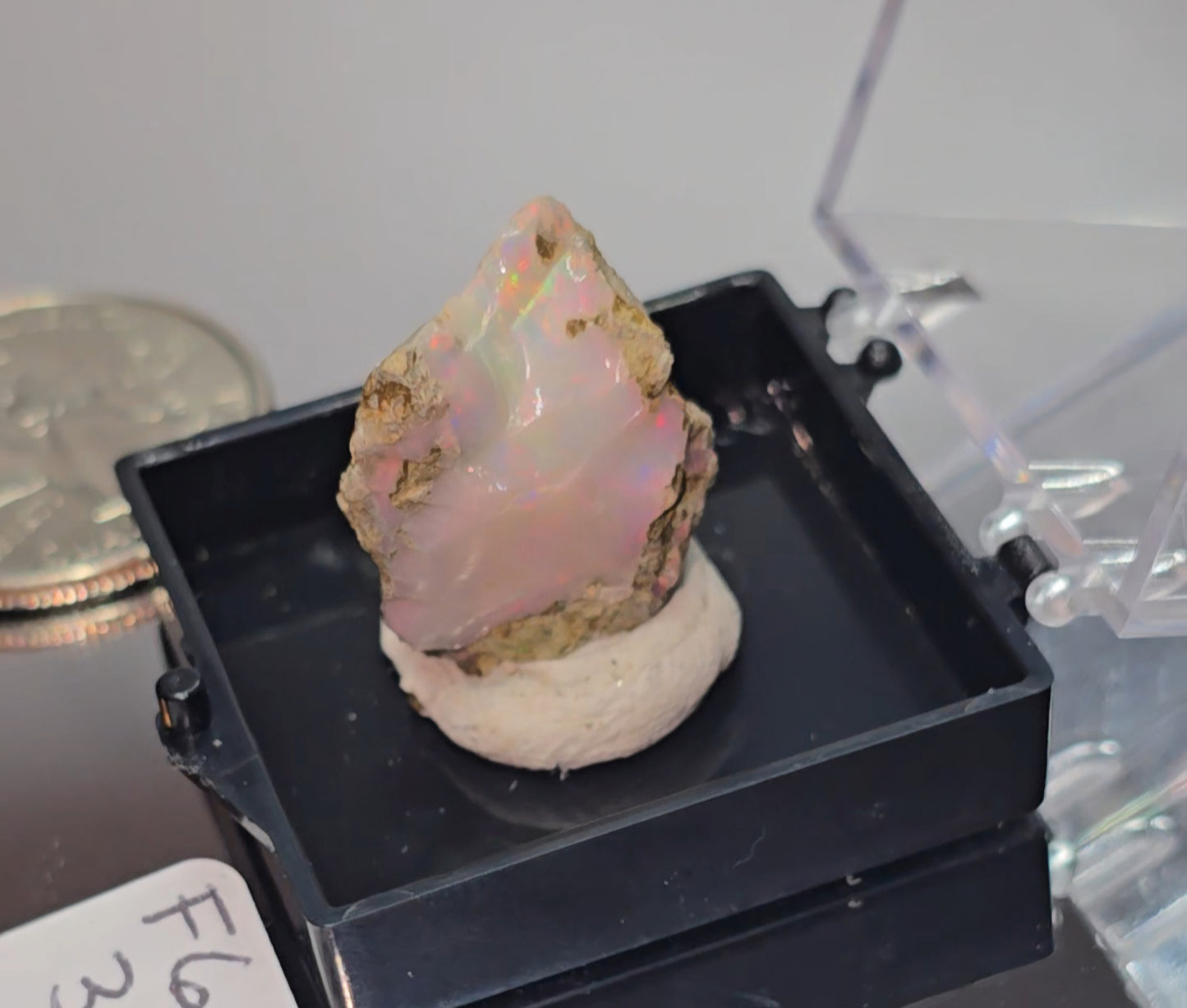 Ethiopian opal in perky display box