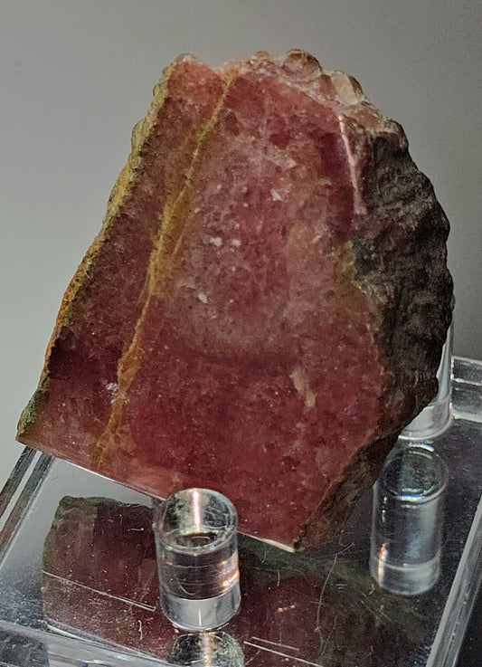 rhodochrosite one-sided polished from Argentina