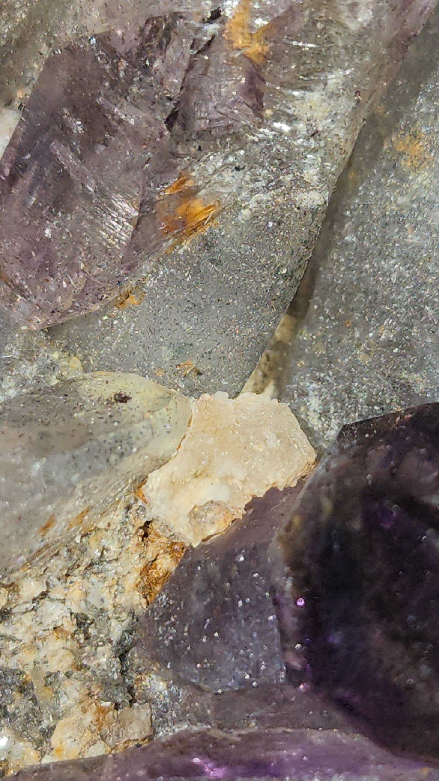 Rare Window Scepter Smoky Amethyst Still Intact Of Nodule / Geode  Form Specime With Enydhro
